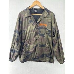 Thrasher Magazine Skategoat‎ Camo Jacket Mens Size Medium Snaps Nylon